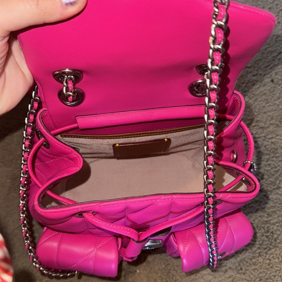 Coach dragonfruit Tabby backpack - Picture 7 of 14